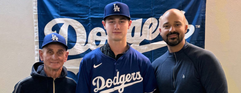 Tom Apfelbaum unterschreibt Profivertrag bei den LA Dodgers