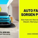 Athletic Sport Sponsoring: Auto fahren. Sorgen parken.