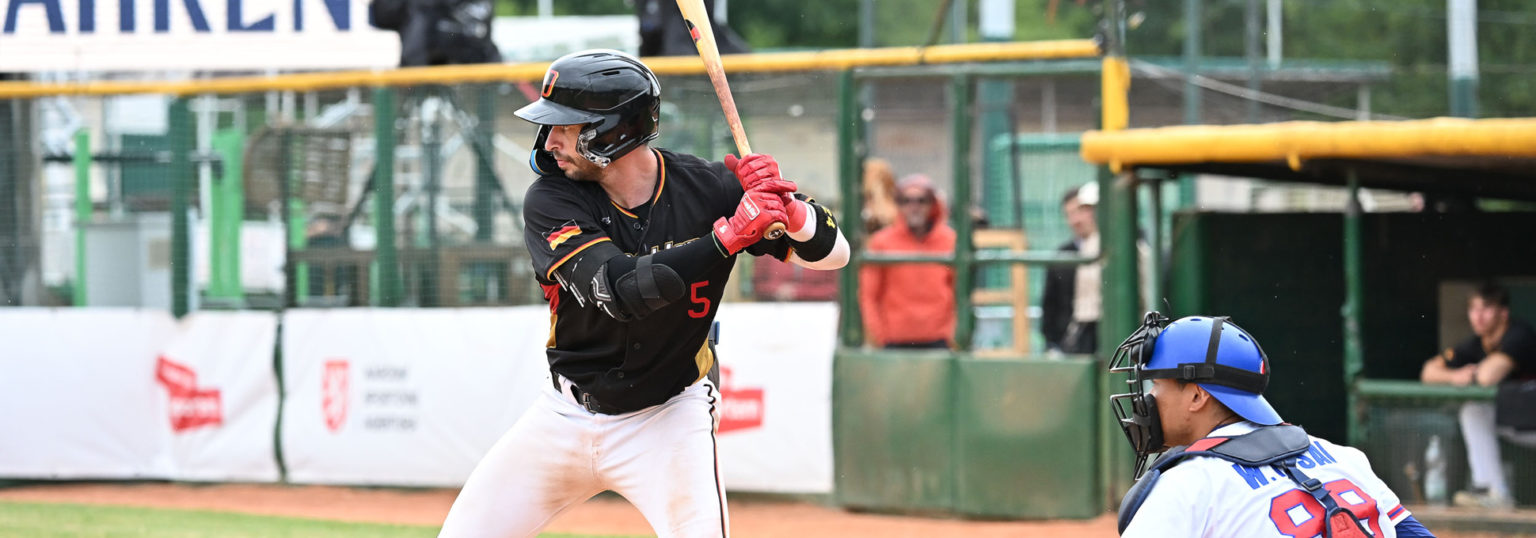 Prague Baseball Week: Deutschland kassiert knappe Niederlage gegen Baseball-Schwergewicht